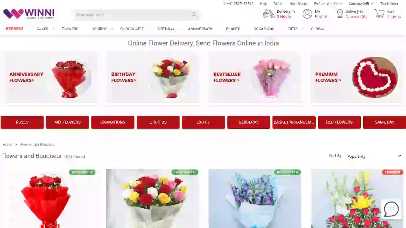 Flowers for the family of the Deceased