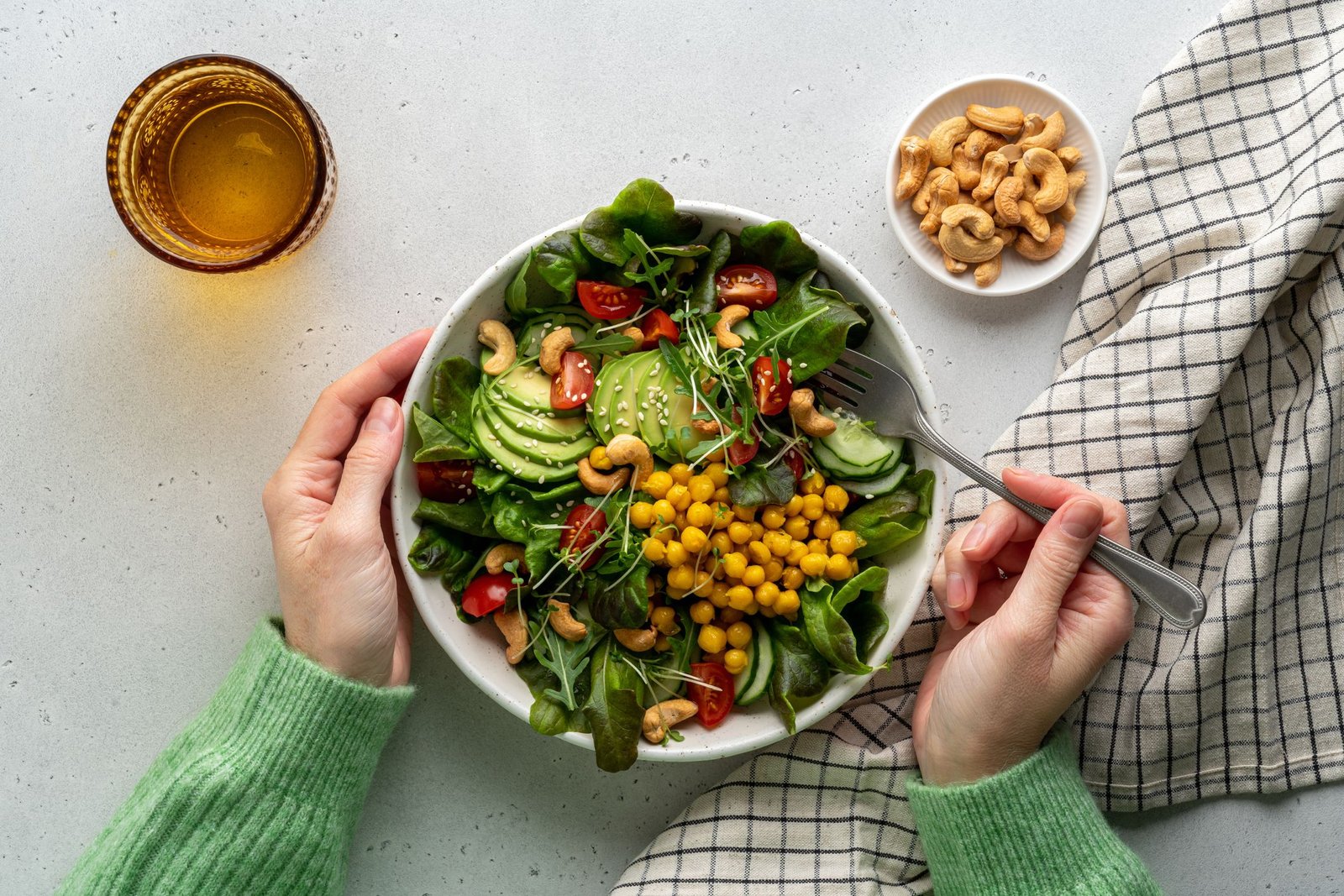 Individuals Like Eating Nutritious Feasts